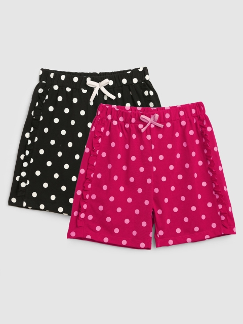 

YK Girls Multicoloured Printed Shorts, Multi