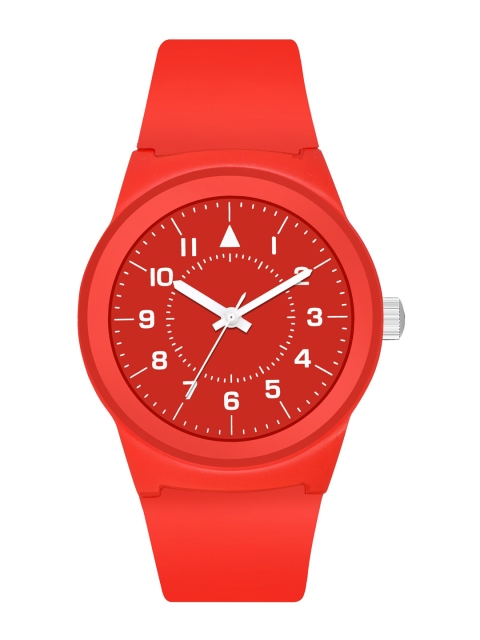 

Rage Enterprise Men Red Dial & Red Straps Analogue Watch
