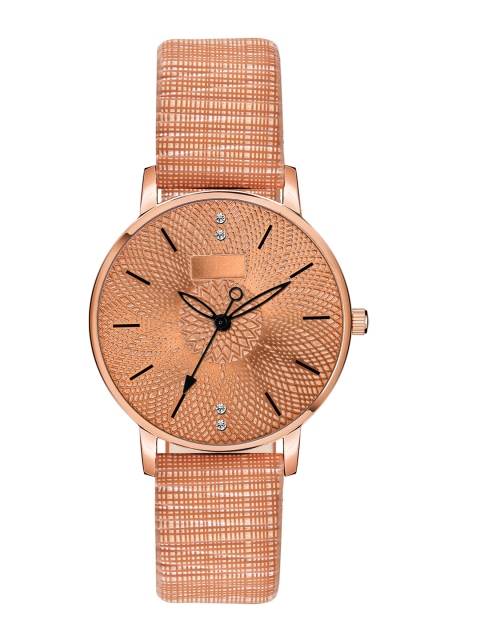 

Rage Enterprise Women Brown Printed Dial & Brown Leather Straps Analogue Watch