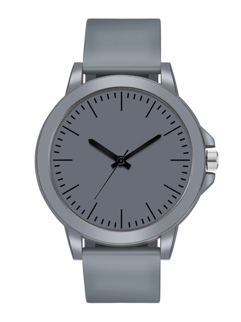 

Rage Enterprise Men Grey Dial & Grey Straps Analogue Watch