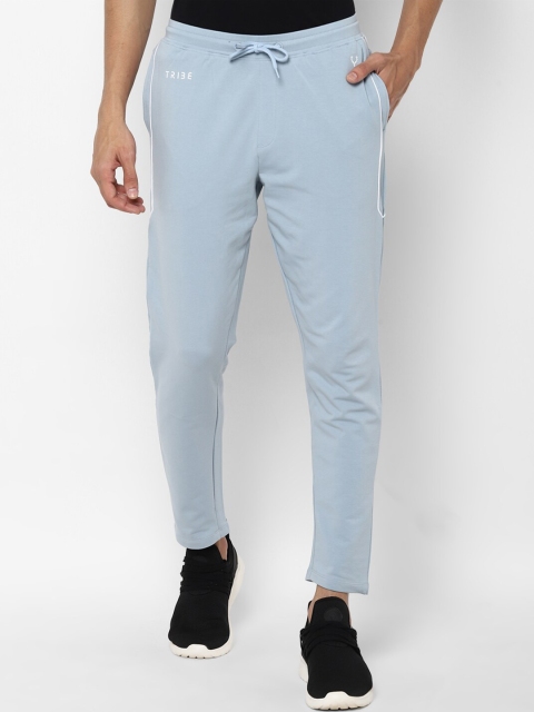 

Allen Solly Men Blue Solid Track Pants