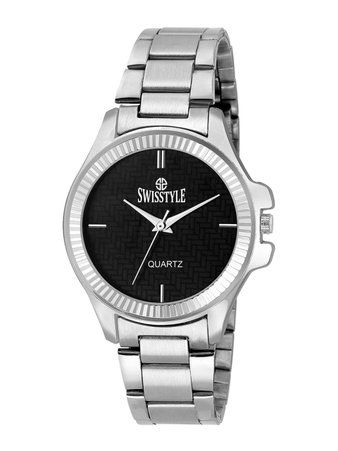 

SWISSTYLE Women Black Brass Dial & Straps Analogue Watch SS-LR627-BLK-CH