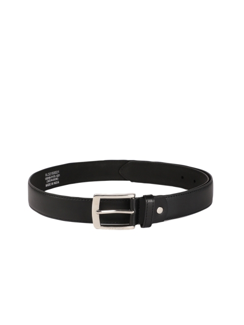

Peter England Men Black PU Formal Belt