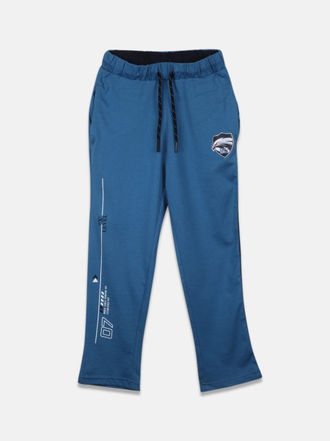 

Monte Carlo Boys Blue Solid Track Pants