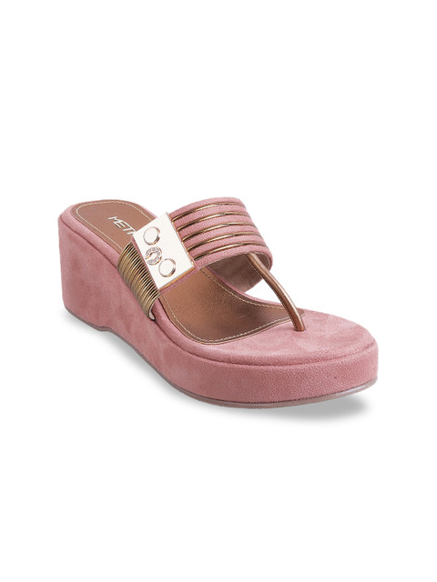 

Metro Tan Striped Wedge Sandals