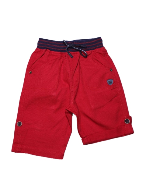 

VEDANA Boys Red Shorts
