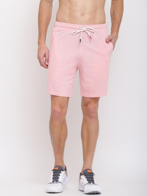 

MKH Men Pink Printed Shorts