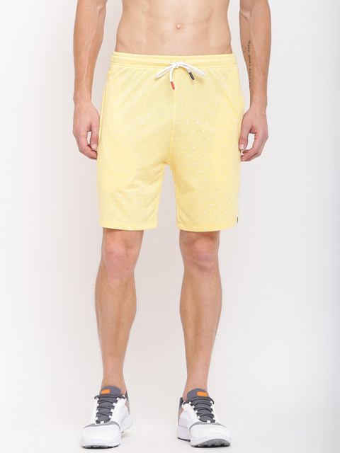 

MKH Men Yellow Conversational Printed Shorts