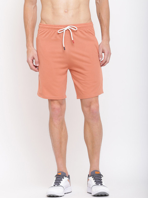 

MKH Men Tan Solid Shorts