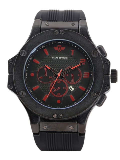 

Roadster Men Black Mirrored Analogue Watch S4920