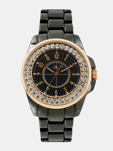

DressBerry Women Black Analogue Watch