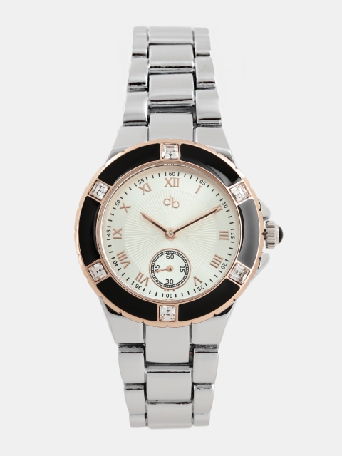 

DressBerry Women White Analogue Watch