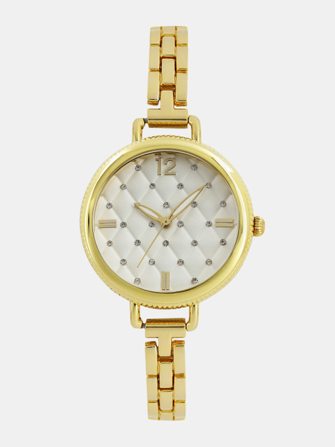 

DressBerry Women White Analogue Watch