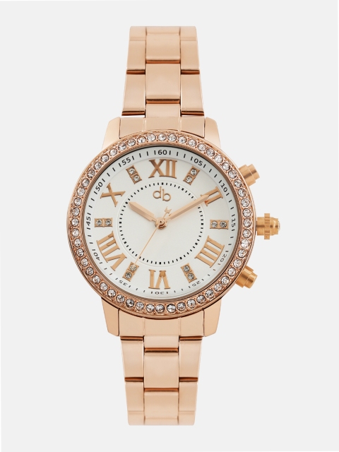 

DressBerry Women White Analogue Embellished Watch MFB-PN-WTH-S6255