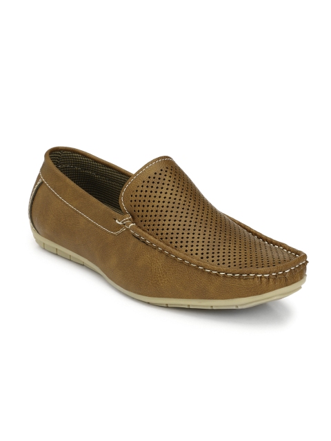 

Ferraiolo Men Tan Brown Loafers