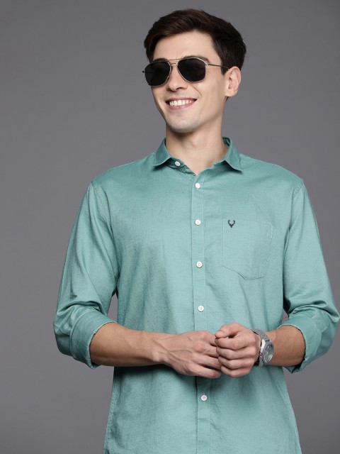 

Allen Solly Men Green Casual Shirt