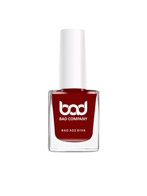 

BAD COMPANY No Toxin Nail Lacquer - Tough Ain't Enough 71 10 ml, Maroon