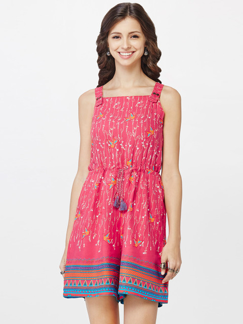 

Global Desi Women Pink Playsuit