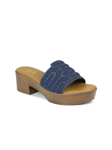 

Inc 5 Women Blue & Blue Ethnic Comfort Sandals