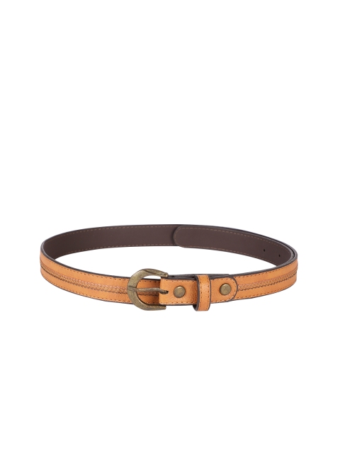 

Baggit Women Mustard Solid Slim Belt