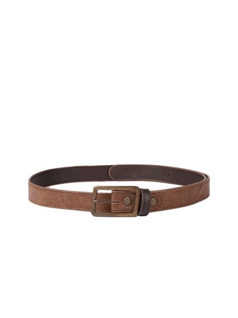 

Baggit Women Mustard Brown Textured Belt