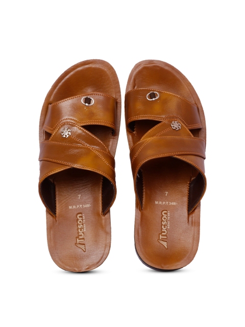 

Tucson Men Tan Brown Comfort Sandals