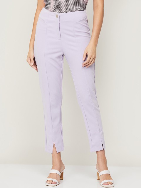 

CODE by Lifestyle Women Purple Trousers