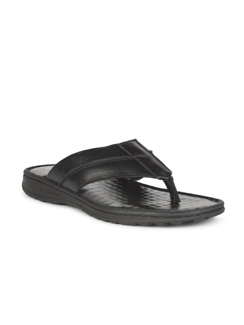 

Liberty Men Black Solid Casual Synthetic Thong Flip-Flops