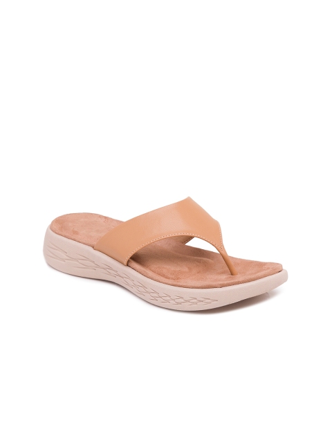 

Sole To Soul Camel Brown Flatform Sandals