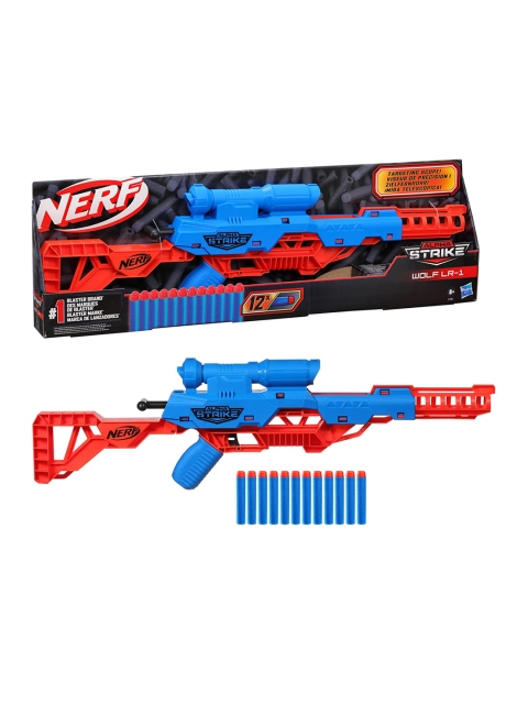 

NERF Kids Blue Strike Wolf LR-1 Blaster With Targeting Scope