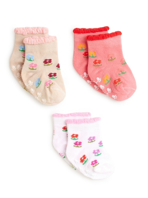 

Hopscotch Boys Pack Of 3 Assorted Cotton Ankle-Length Socks