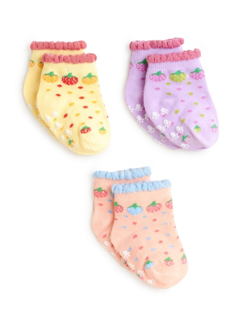 

Hopscotch Infant Boys Pack Of 3 Assorted Ankle-Length Socks, Multi