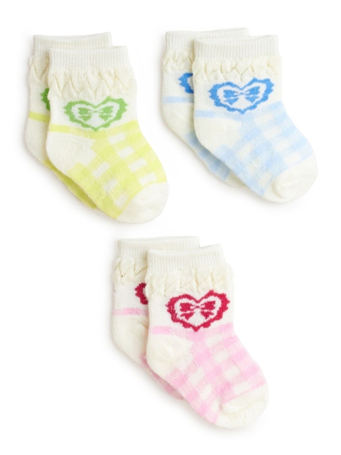 

Hopscotch Boys Pack Of 3 Assorted Cotton Ankle-Length Socks