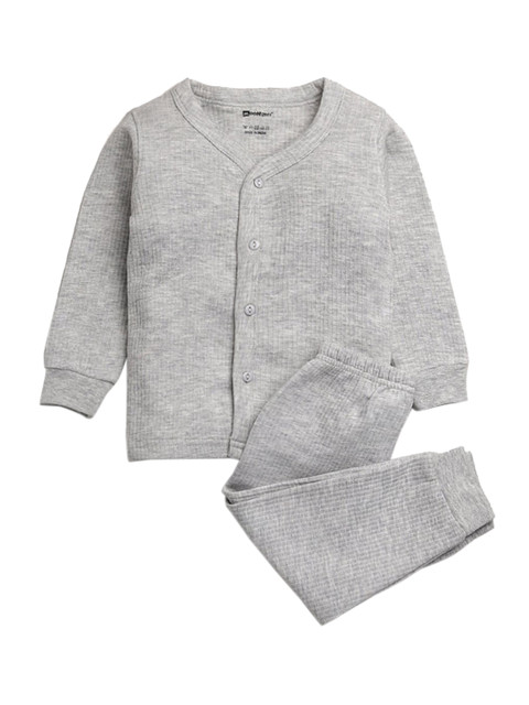 

Hopscotch Boys Grey Solid Thermal Set