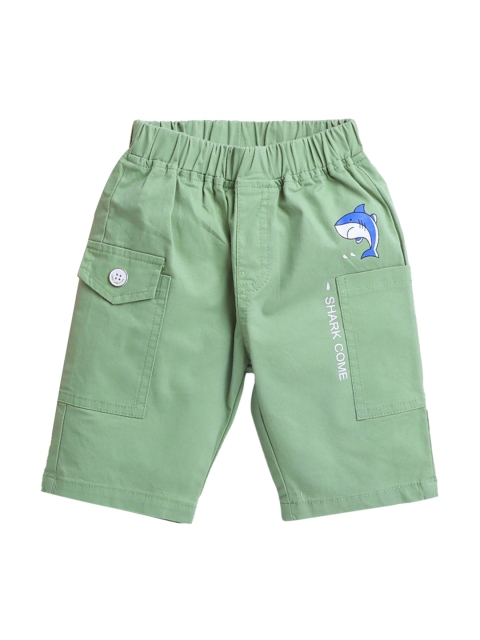 

Hopscotch Boys Green Cargo Shorts