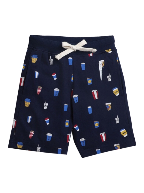 

Hopscotch Boys Navy Blue Shorts
