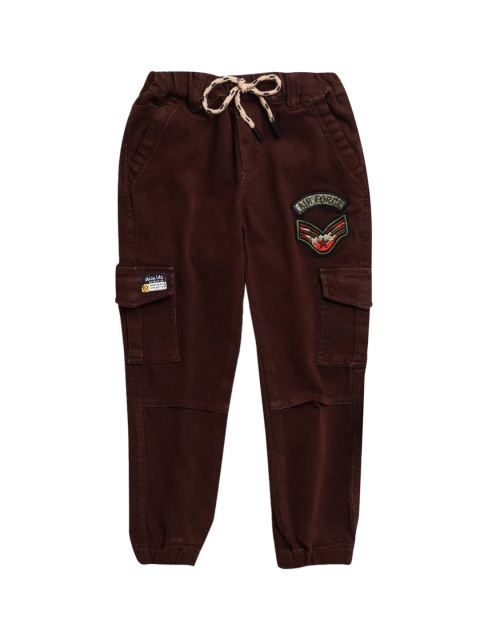 

Hopscotch Boys Brown Cargos Trousers