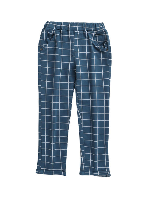 

Hopscotch Boys Blue Checked Trousers