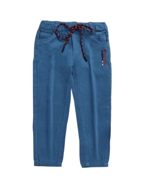 

Hopscotch Boys Navy Blue Joggers Trousers