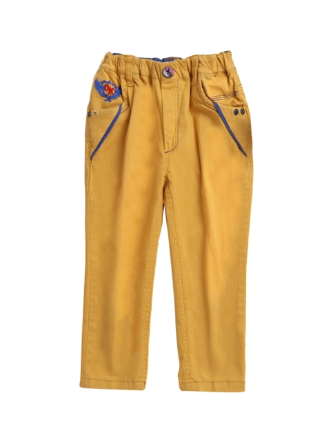 

Hopscotch Boys Yellow Stretchable Jeans