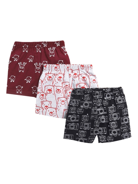 

Hopscotch Boys Multicoloured Printed Shorts, Multi