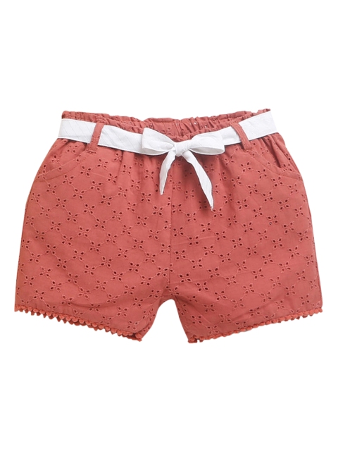 

Hopscotch Girls Orange Floral Shorts
