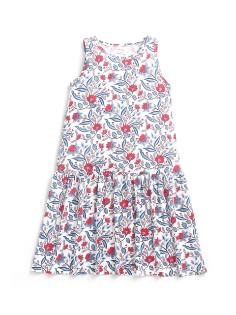 

Hopscotch Multicoloured Floral A-Line Dress, Multi
