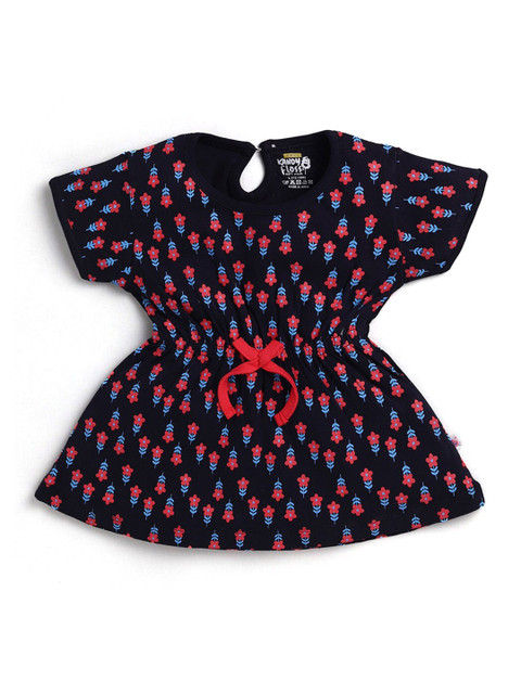 

Hopscotch Navy Blue Floral Sheath Dress