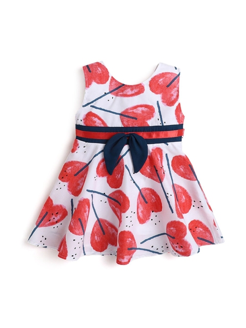 

Hopscotch Red Floral Dress