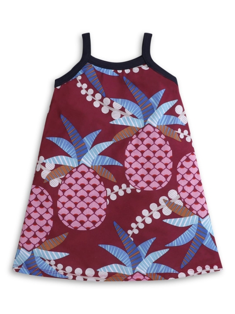

Hopscotch Pink Floral A-Line Dress