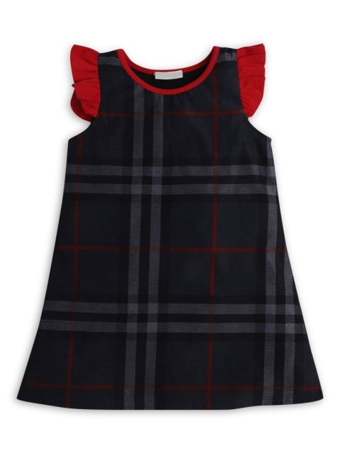 

Hopscotch Grey Checked A-Line Dress