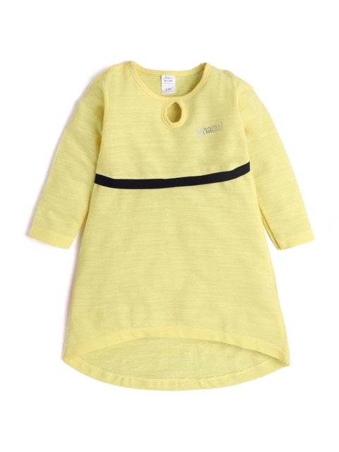 

Hopscotch Yellow A-Line Dress