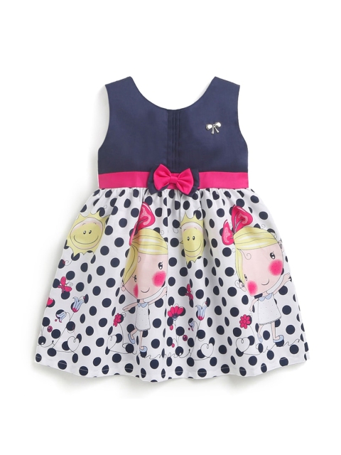 

Hopscotch Kids-Girls Navy Blue Dress