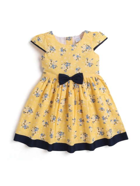 

Hopscotch Yellow Floral Dress